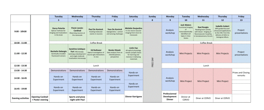 2025 summer school schedule